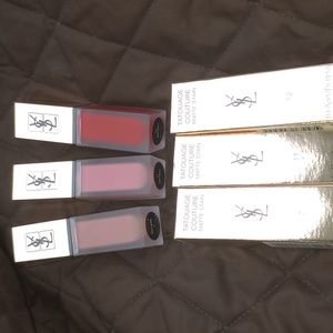 (3) NWT YSL Tatouage Couture matte stains #7 #11 #12